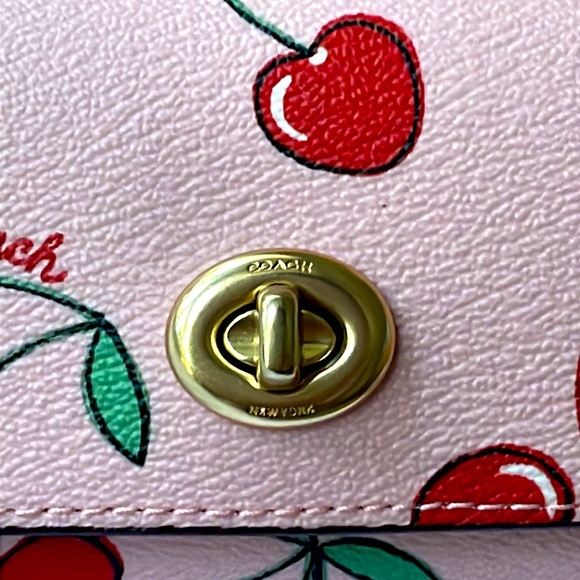 Coach Cherry Print Sunglass Case - Picture 3 of 11